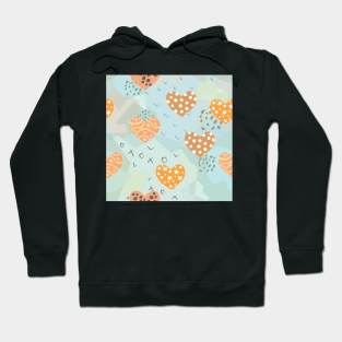 Heart Pattern Hoodie